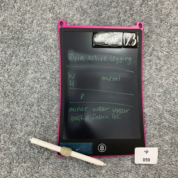 Zyia Active Hero Leggings Womens 4 Blue Slate Stretch Compression Side Pockets - Picture 10 of 13